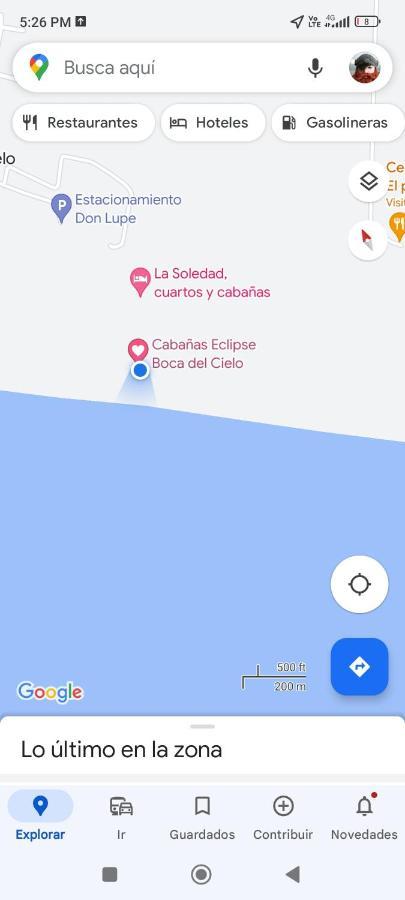 Cabanas Eclipse Hotel Boca del Cielo Екстериор снимка